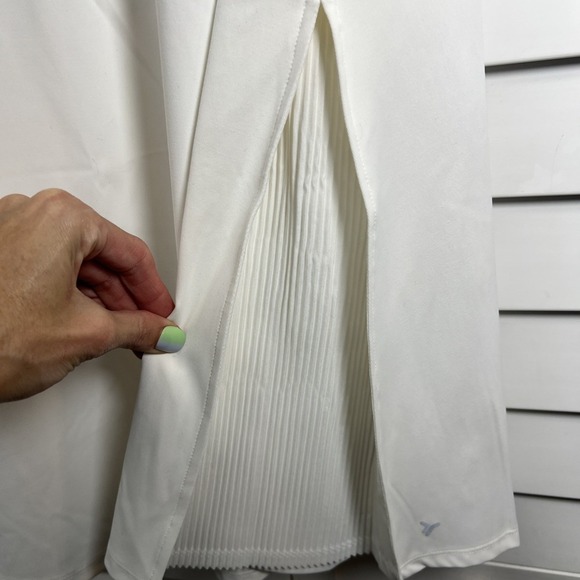 Old Navy PowerSoft Half Zip Sleeveless Athletic Dress Size Large White NWT - Picture 7 of 10